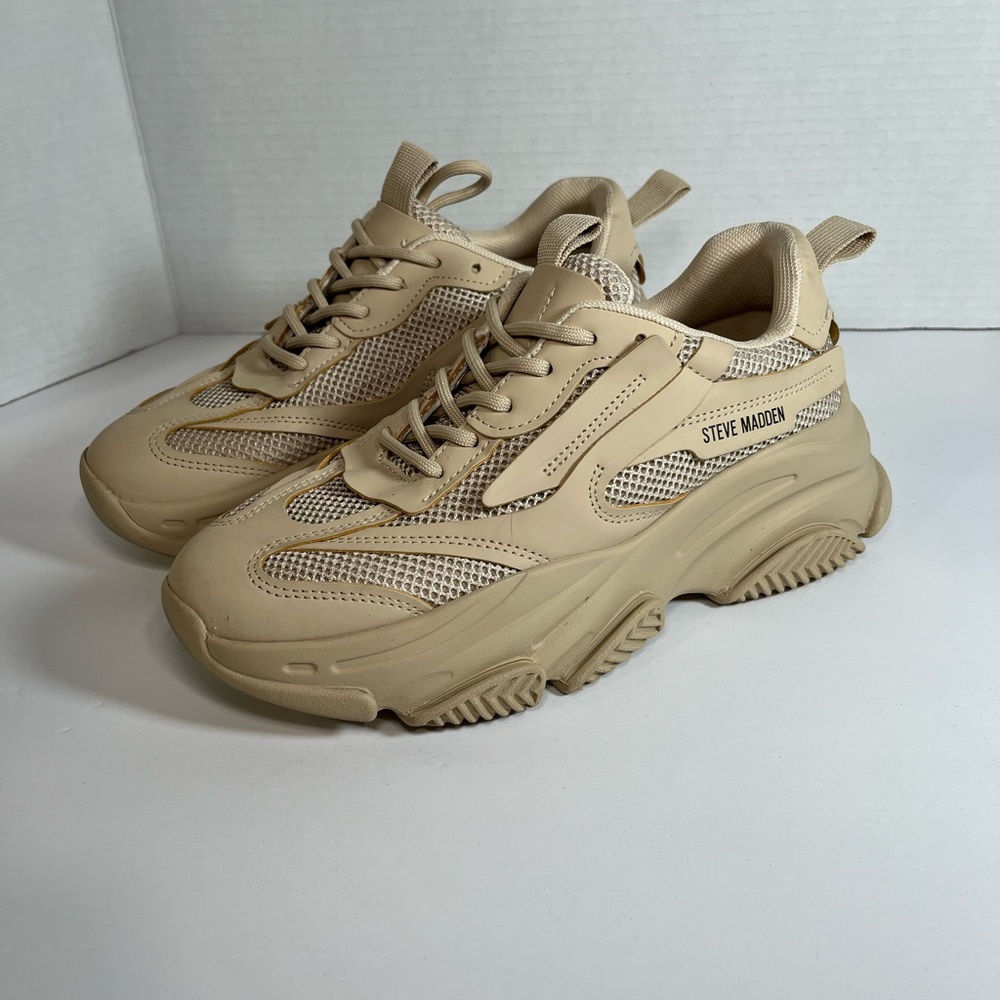 Steve Madden Tan Athletic Sneakers